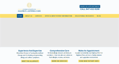 Desktop Screenshot of allergyasthmacare-doctor.com